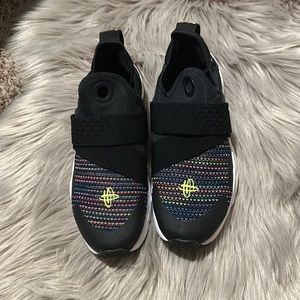 Brand new Nike sneakers with mixture of colors neon, blue, orange, pink, green